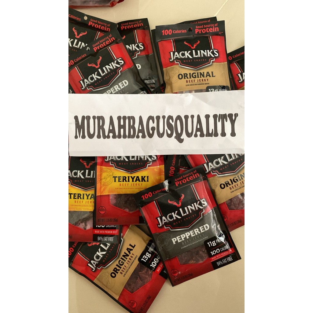 

Jack Links Beef Jerky Dendeng Sapi - 35 gram - USA/Amerika - SWEET&HOT