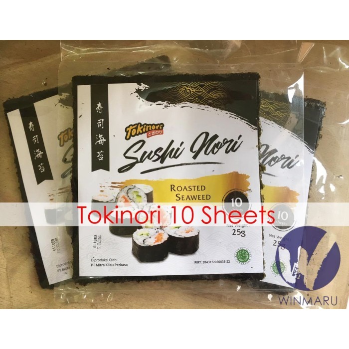 

Sushi Nori Tokinori Seaweed Rumput Laut 10 sheets/lembar