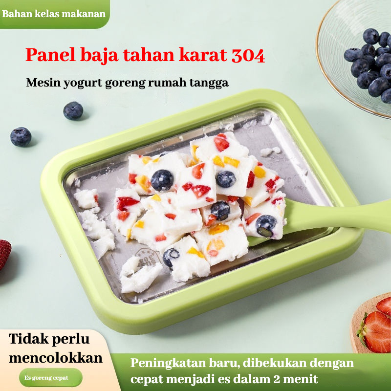 Mesin Es Krim Khusus /Mesin Yogurt Non-elektrik Kecil /Ice Cream Roll Maker / Alat Pembuat Ice Cream