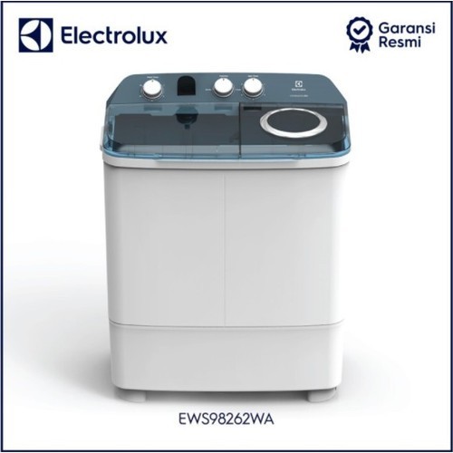 Electrolux Mesin Cuci 2 Tabung 8Kg EWS-98262 EWS 98262 WA Twin Tube