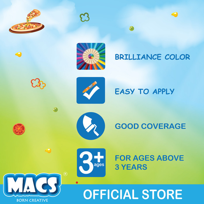 

Crayon Oil Pastel color Macs 24 warna
