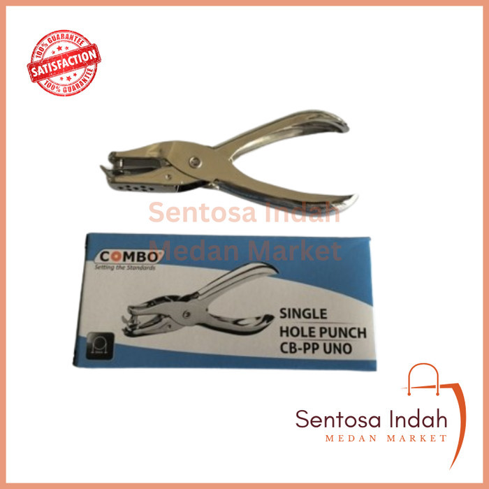 

Combo One Hole Punch / Pembolong Kertas 1 Lubang Stainless Steel