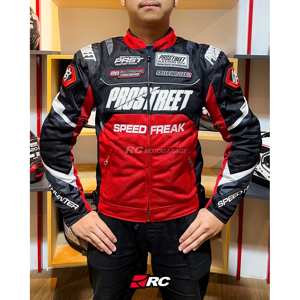Jaket Motor - Prostreet Majestic with Protector Red Original