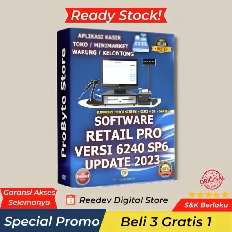 Aplikasi Kasir SID Retail Pro 5 v. 6127 Toko POS - GARANSI AKTIVASI -  Asegi Digital Group