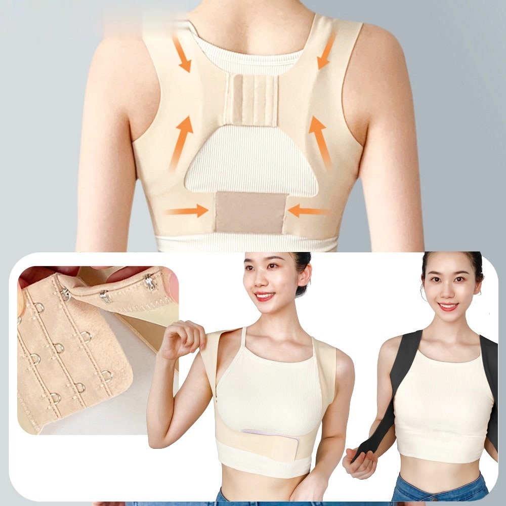 Posture Corrector for Women,Back Posture Corrector Women, Back Brace & Adjustable Upper, Back Straig