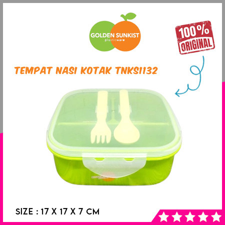 Tempat Makan Nasi Kotak Segi Golden Sunkist TNKS1132