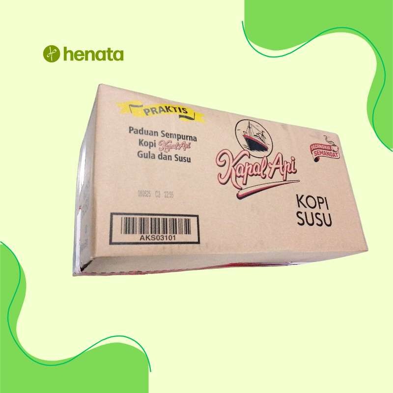 

Kapal Api ABC Kopi Susu 31gr(12rentengx10Bks) Per karton