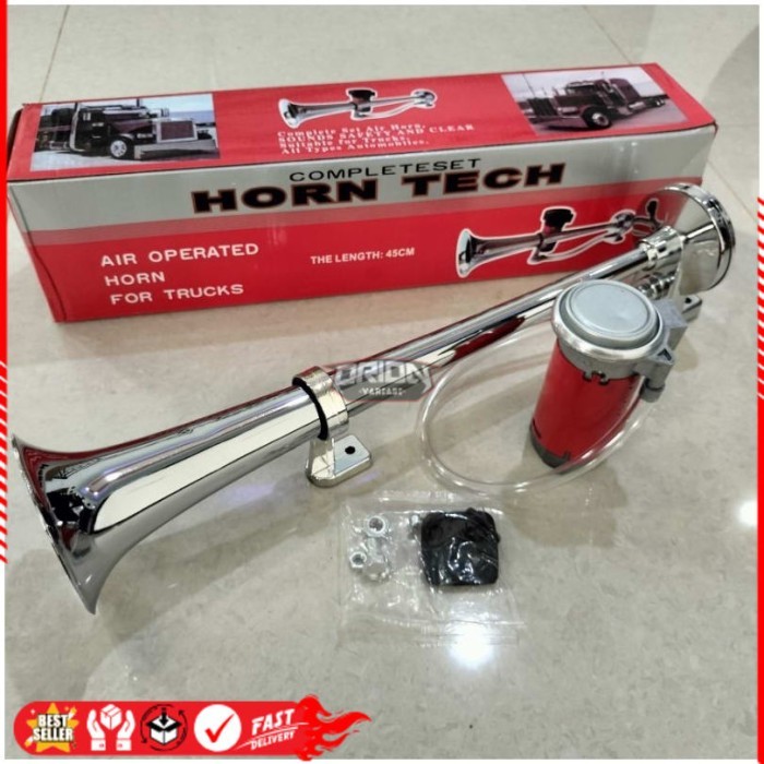 Klakson Truk 1 Corong Dinamo Tanpa Angin 12-24VoltOri Ori