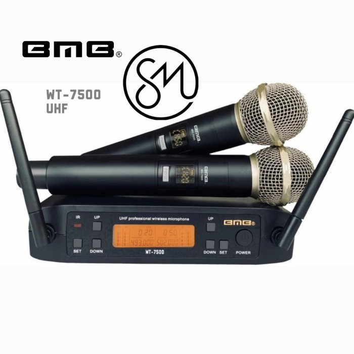 Microphone Wireless BMB WT-7500 mic