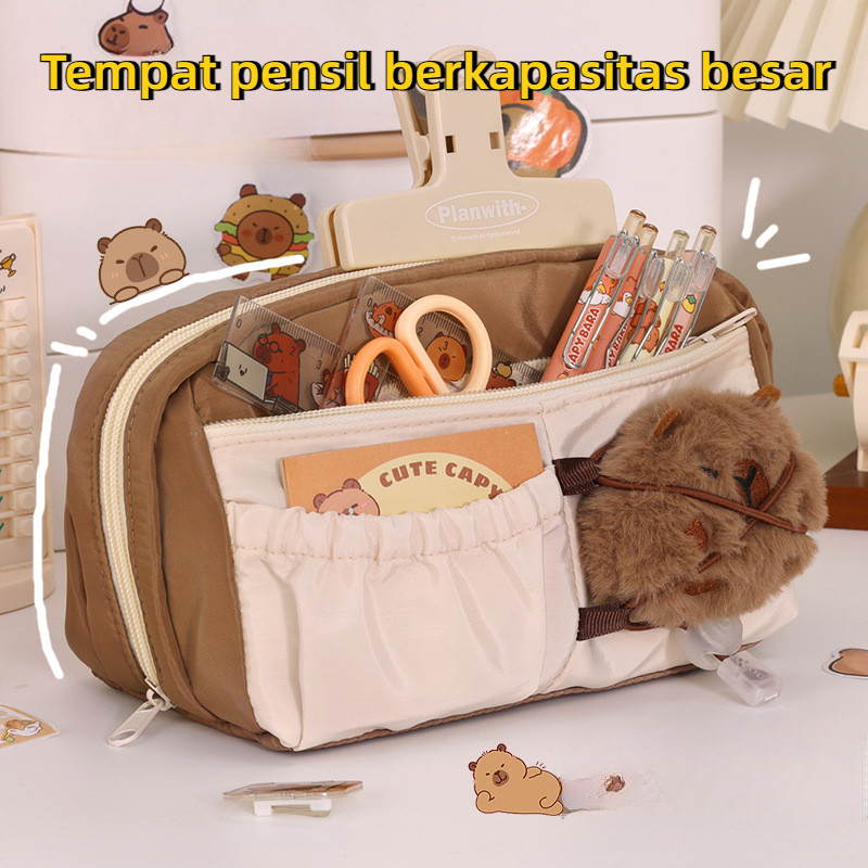 

[ COD✅ ] Tempat Pensil Male and female student stationery /Tempat Pensil Anak/Empat Pensil Kapasitas Besar / Tempat Pensil Kotak 3d Anak