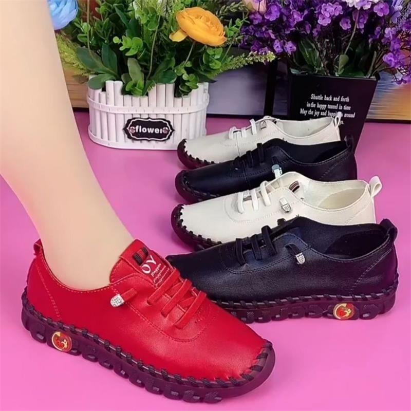 G88mall Sepatu wanita sneakers kekinian bahan kulit sintetis 321