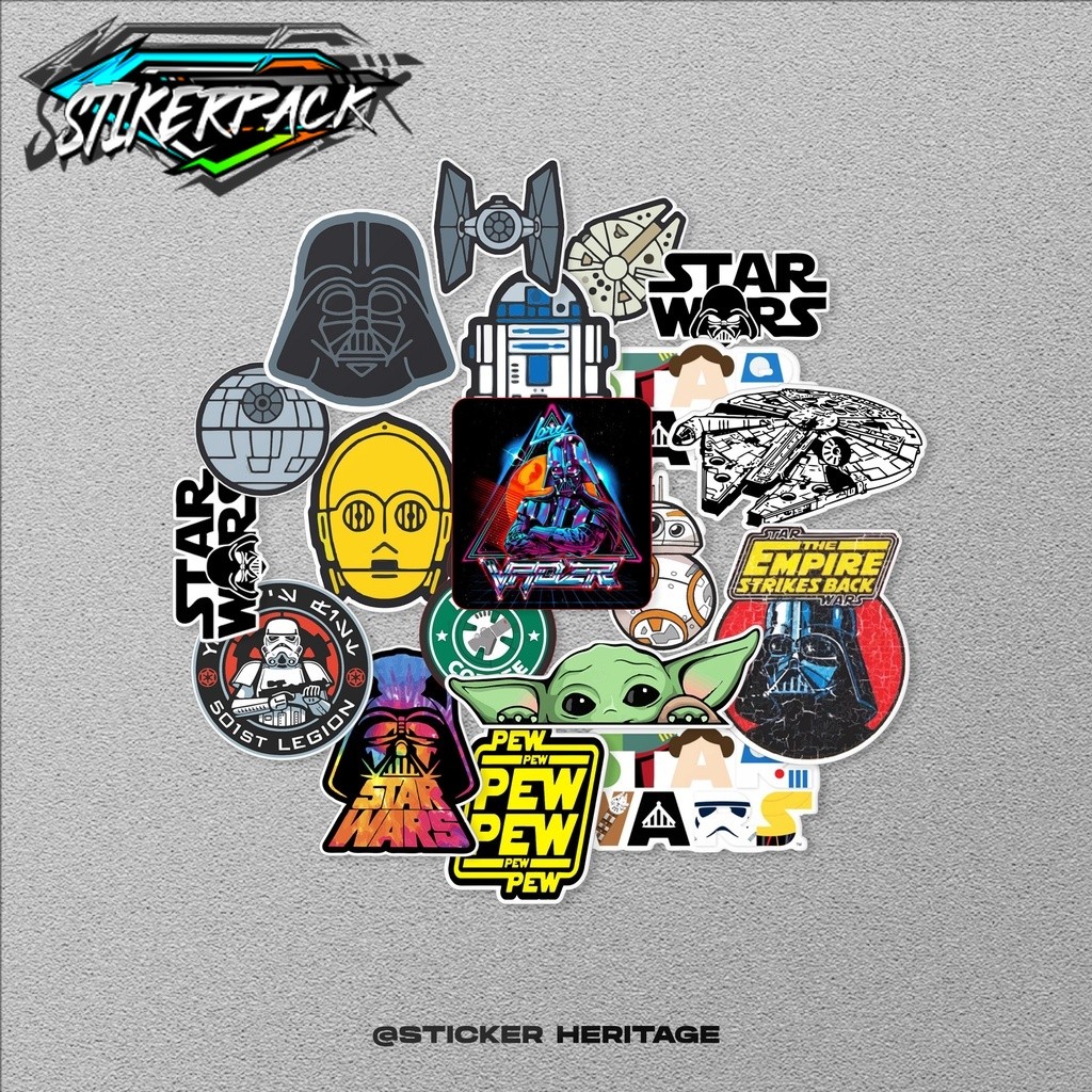 

STICKER STIKER PACK STAR WARS | STIKER TUMBLER HP | STICKER AESTHETIC STICKER LAPTOP stiker pack stiker helm stiker motor stiker aesthetic stiker buat helm sticker untuk laptop