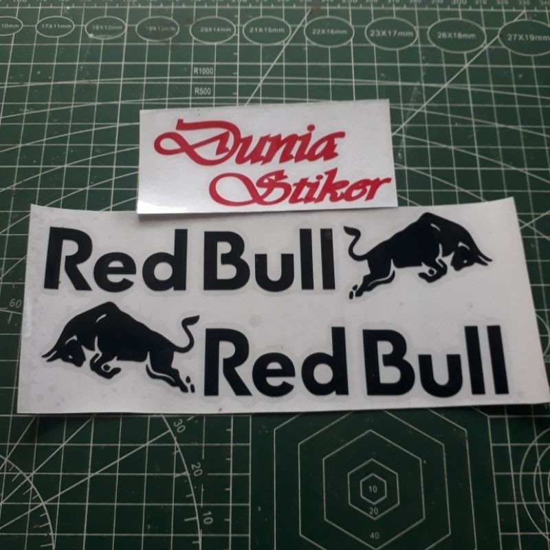 Stiker Sticker Helm RedBull