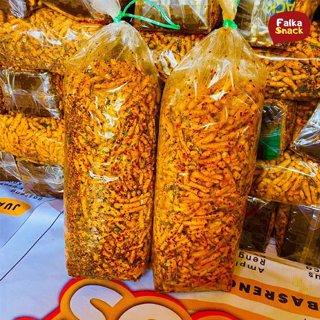 

1 KILO BASRENG [PREMIUM] DAUN JERUK PEDAS DAN ORIGINAL - BASRENG BANDUNG 1 KG | FALKA SNACK