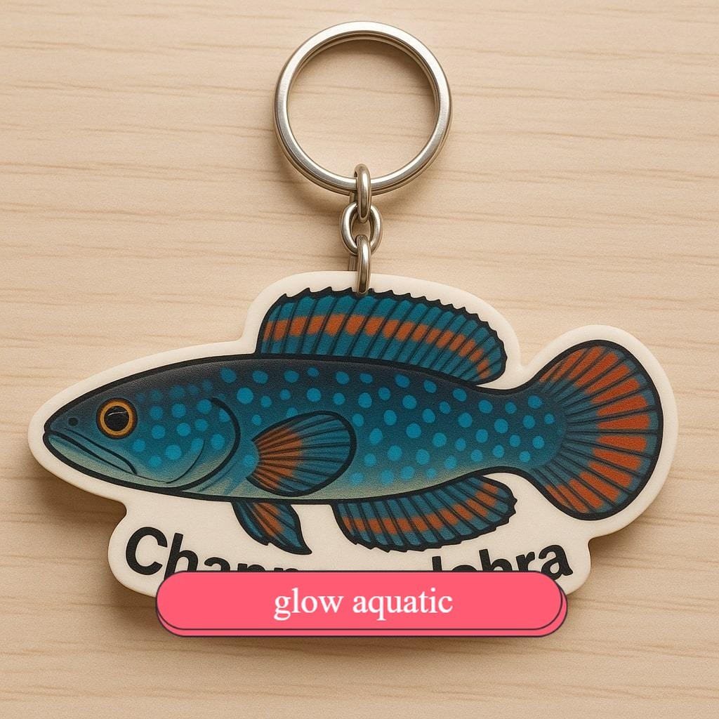 Gantungan Kunci Channa Pulchra 7 12 CM