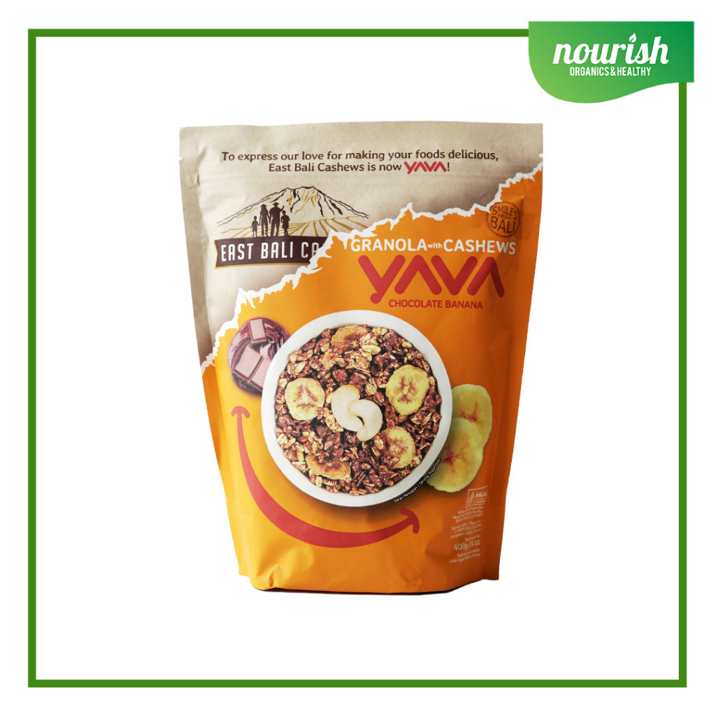 

YAVA Granola Chocolate Banana 400 gram