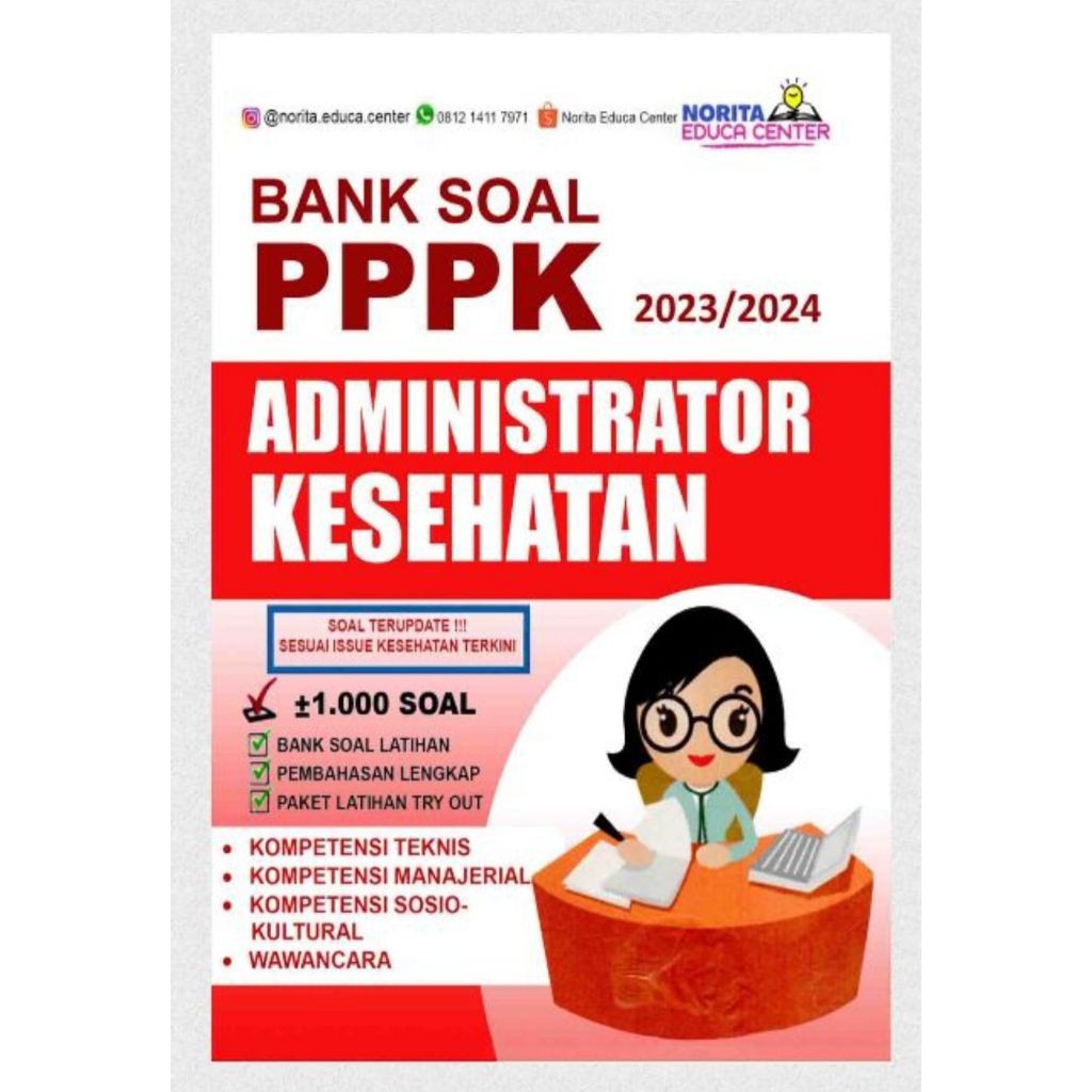 BANK SOAL PPPK ADMINISTRATOR KESEHATAN 2023  - 2024