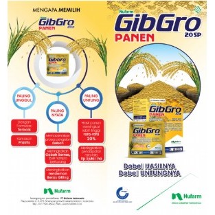 GIBGRO 20 SP / GIBGRO PANEN 1 GRAM ( Asam Giberellat 20 % )
