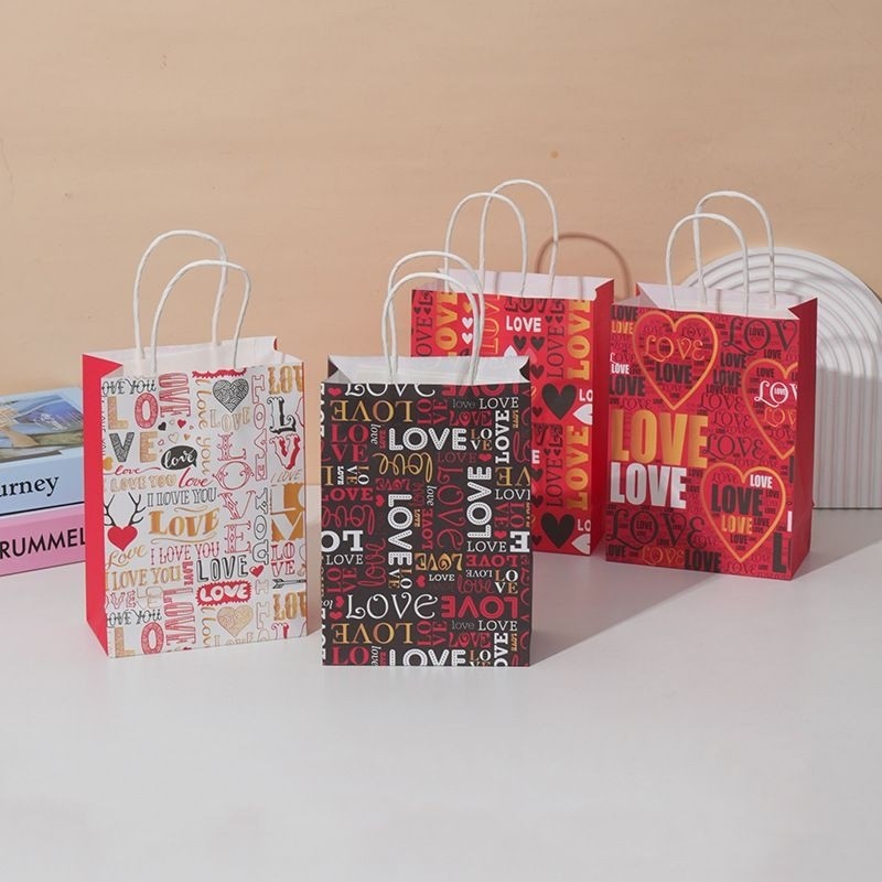 

Dalingshop Paper Bag Tas Kado Motif Gambar Love Goodie Bag Ulang Tahun Ultah Souvenir