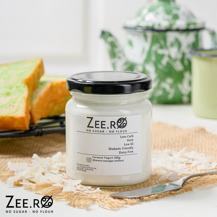 

Zeero Coconut Yogurt/No Sugar/Low Carb/DairyFree /Keto/GlutenFREE/debm