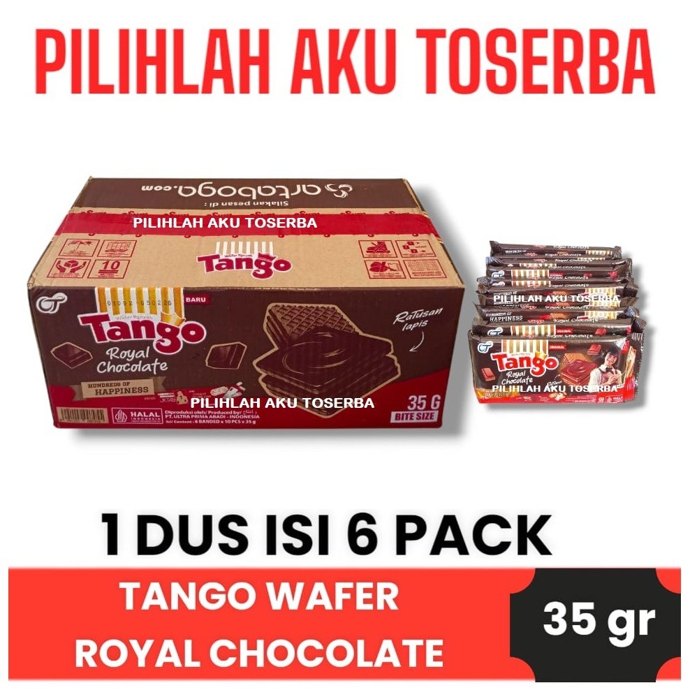 

Tango Wafer ROYAL CHOCOLATE 35 gr - ( HARGA 1 DUS ISI 6 PACK )