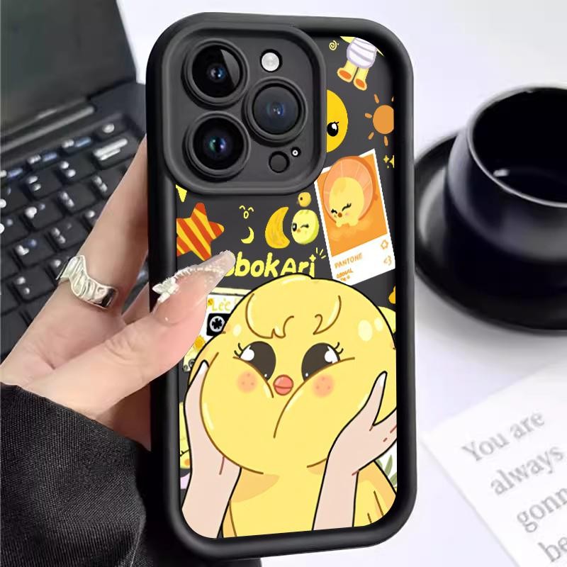 Pro Camera Case For Oppo Reno5 4G 5G Reno3 Reno4 F Reno4 Lite Reno5 F K Z Reno6 Slikon Kartun Duck S