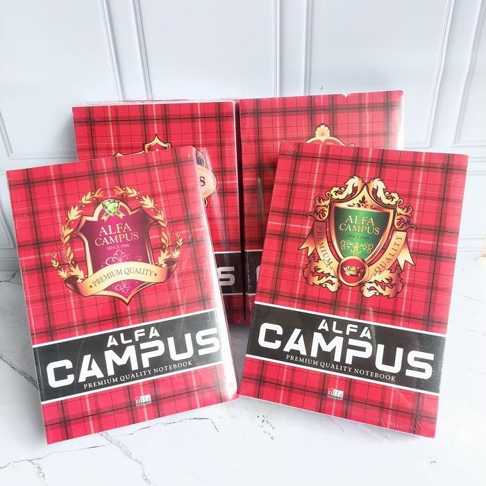 

READY Buku Boxy ALFA CAMPUS Isi 50 Lembar Buku Tulis - 5 Pcs SIAP KIRIM