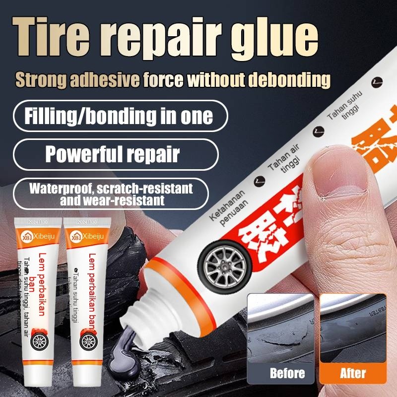 

⚡️(COD/Pengiriman Cepat 24 Jam)⚡️【Perbaikan Ban Mobil Instan】Lem Perbaikan Ban Karet Hitam/Lem Perbaikan Yang Kuat/Memperbaiki Goresan Pada Sisi Ban Mobil/Memperbaiki Retakan Dan Retakan/Rubber Crack Repair Car Tire Side Scratch Repair Glue