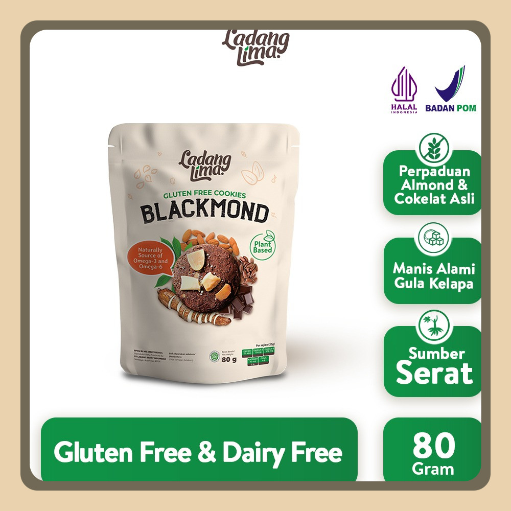 

Blackmond Mini Bites 80g - Ladang Lima Cookies Gluten Free With Protein