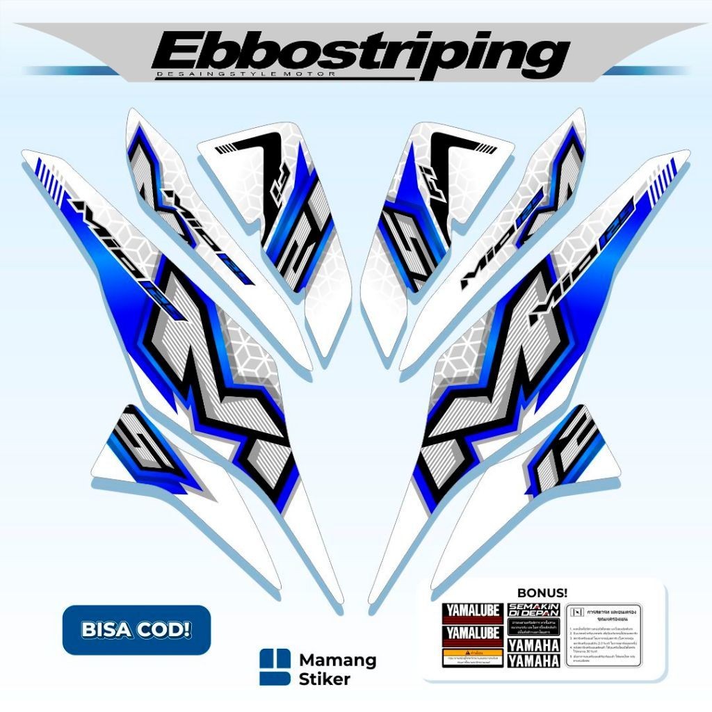 Striping Mio M3 Mio i 125 125i Racing 2015 2016 2017 2018 2019 2020 2021 2022 2023 2024 Z Premium St