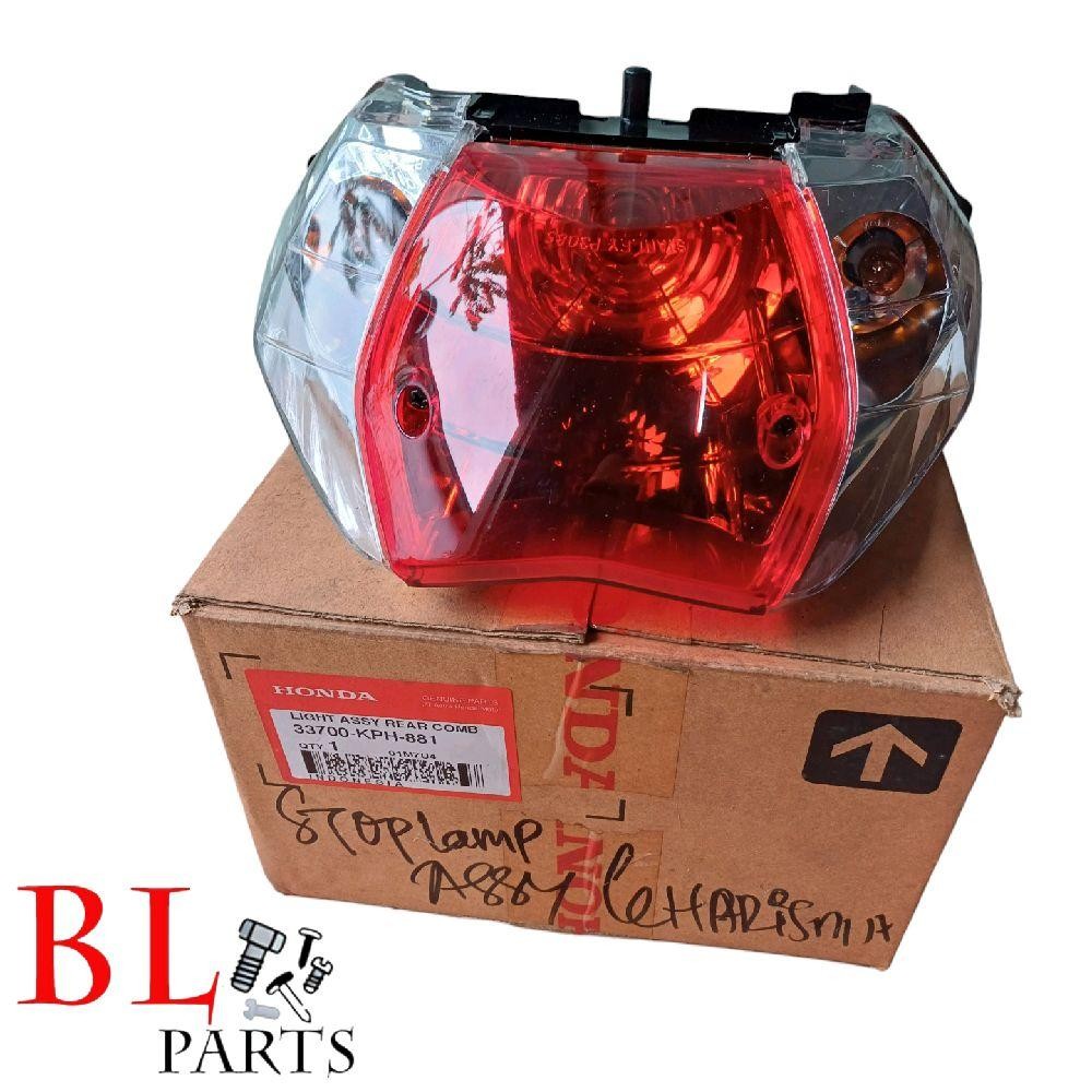 Honda Stoplamp Assy Rear Comb Karisma 125 D X Ori Ahm 33700-KPH-881 Lampu Belakang Motor Asli AHM