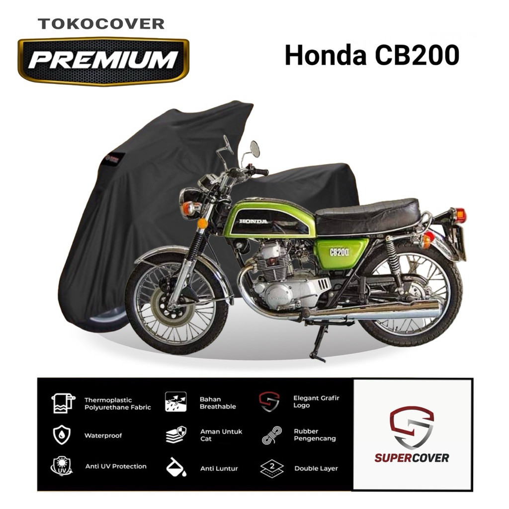 Selimut Sarung Motor Honda CB200 Super Cover Motor Waterproof