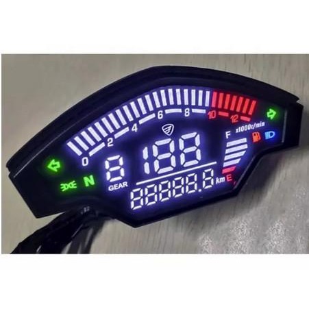 Spidometer Speedometer Motor Custom GL Cb Modifikasi Full LED Digital - Spido