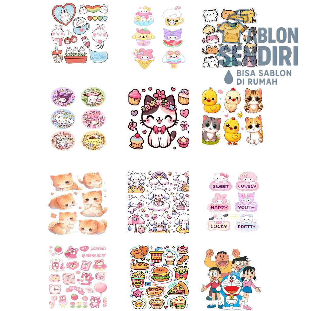 

STIKER KARTUN SETRIKA BAHAN DTF UKURAN 14X15 SATUAN TERLARIS UNTUK ANAK-ANAK DAN DEWASA