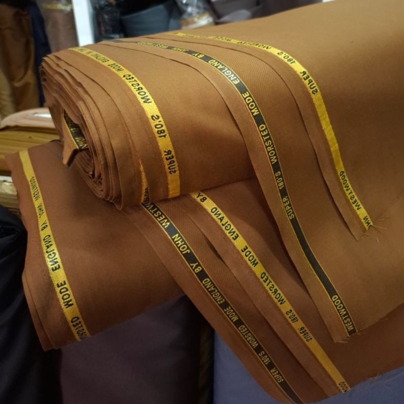 Kain pemda khaki premium terbaru seragam guru PNS pdh asn semiwool adem