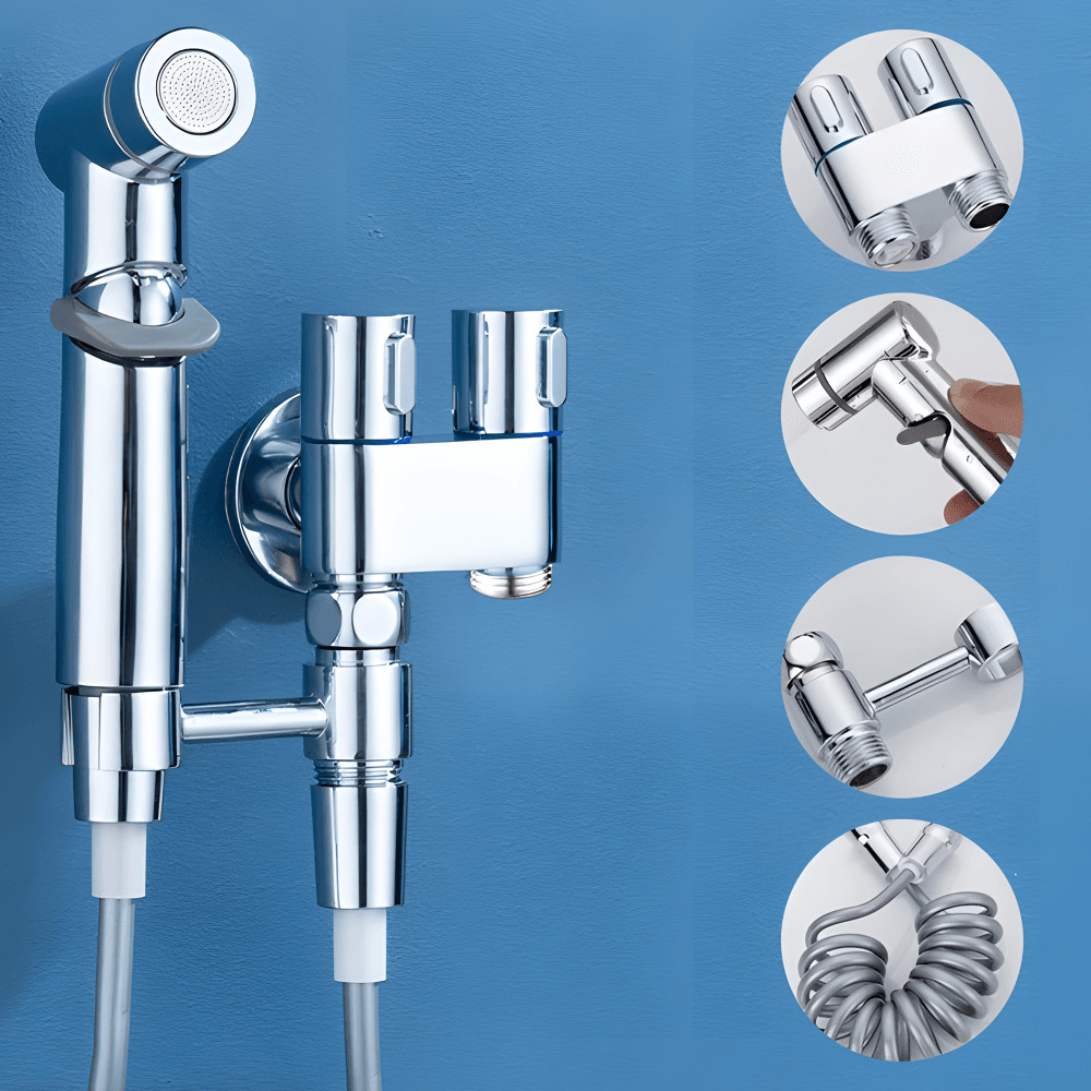 SUS304 Tahan Karat 1 Set Jet Shower Closet Jet Shower Kamar Mandi  Kran Jet Shower Closet Shower Jet