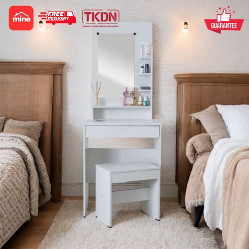 MINE Meja Rias Minimalis Aesthetic Modern / Meja Rias Kaca