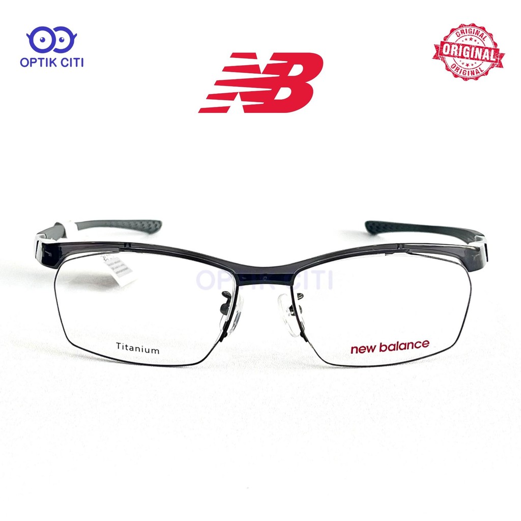 Frame Kacamata Pria Sporty New Balance 09443 Titanium Original