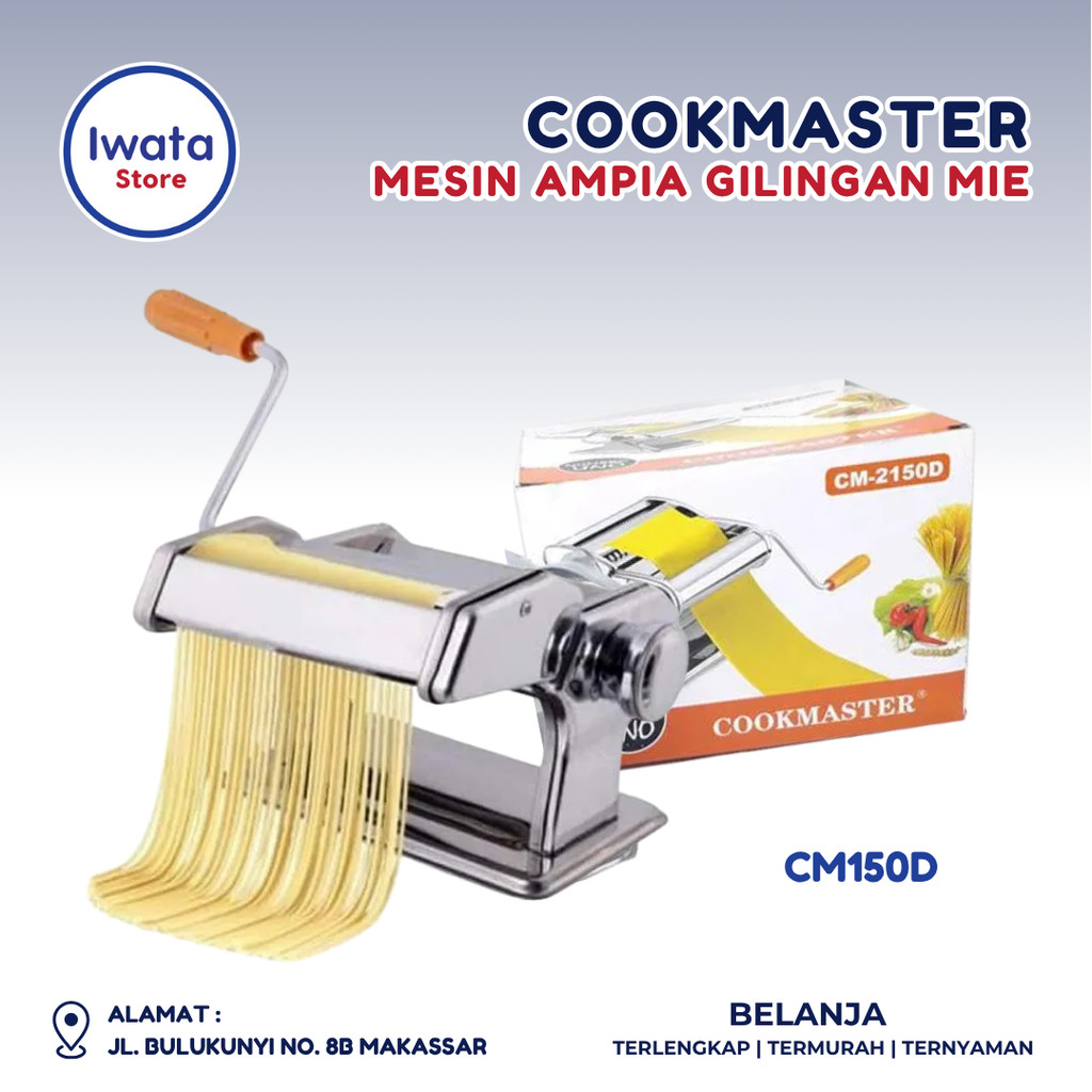 COOKMASTER MESIN AMPIA GILINGAN MIE CM150D