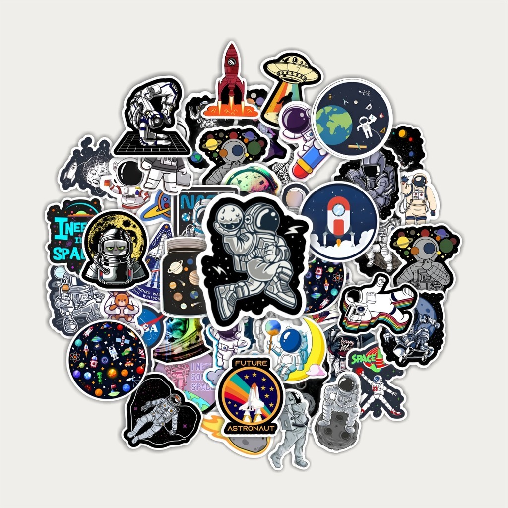 

Sticker Pack Stiker Spaceman [Astronot] | Sticker TUMBLR | Stiker LAPTOP KOPER HELM