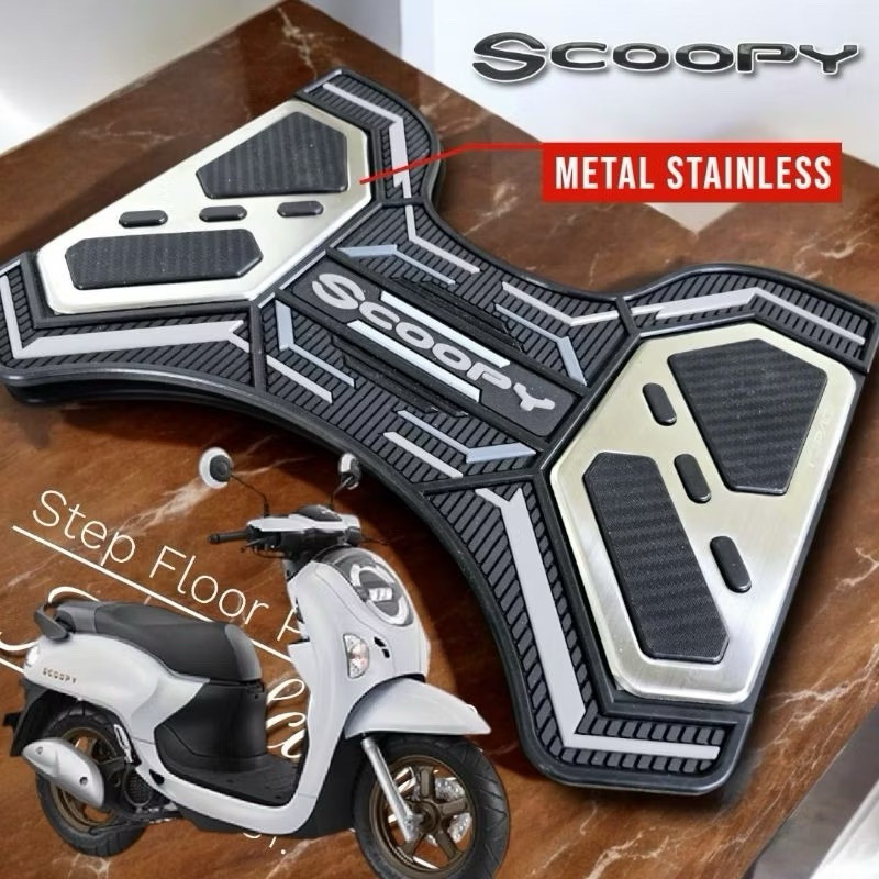 Karpet Scoopy 2017 - 2025 Karpet Pijakan Kaki Scoopy