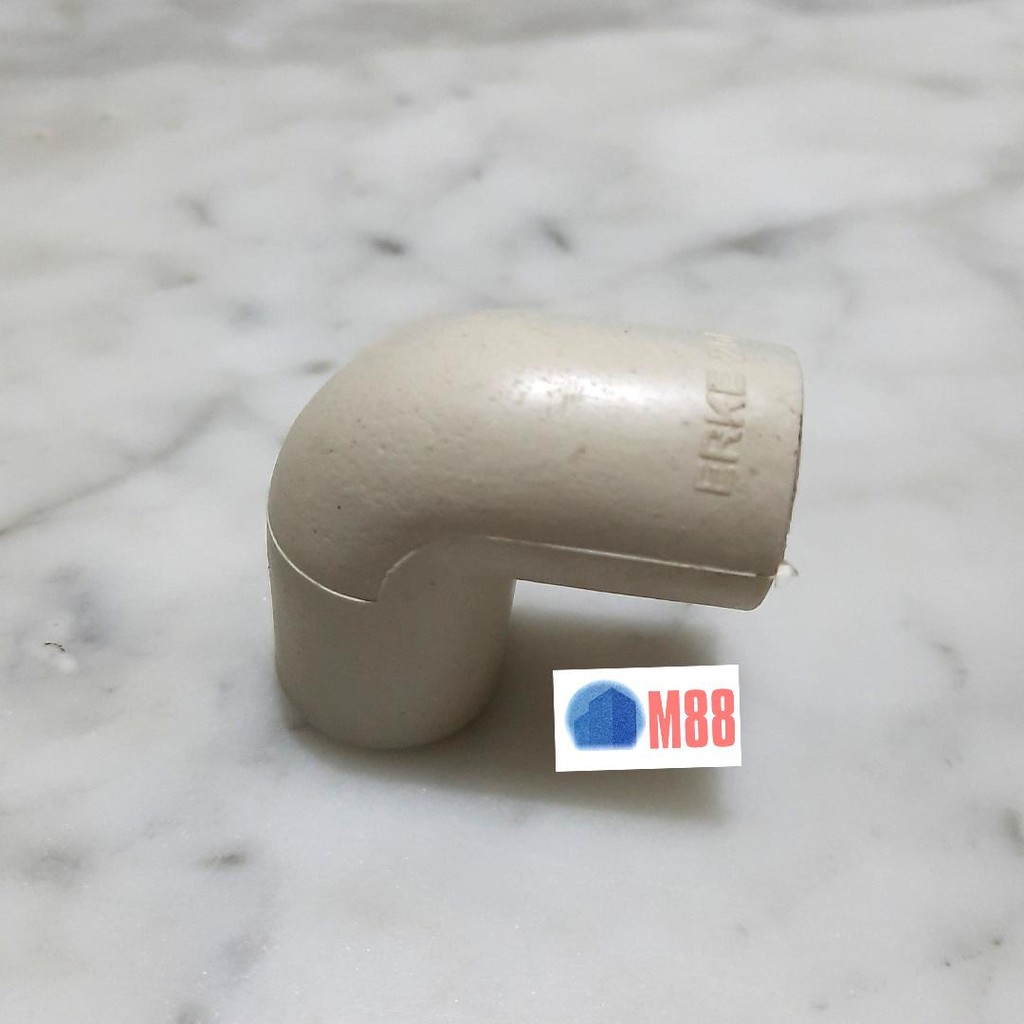 Elbow 20 mm Putih Pipa Listrik - Keni Knee Knie Pipa Kabel 20mm