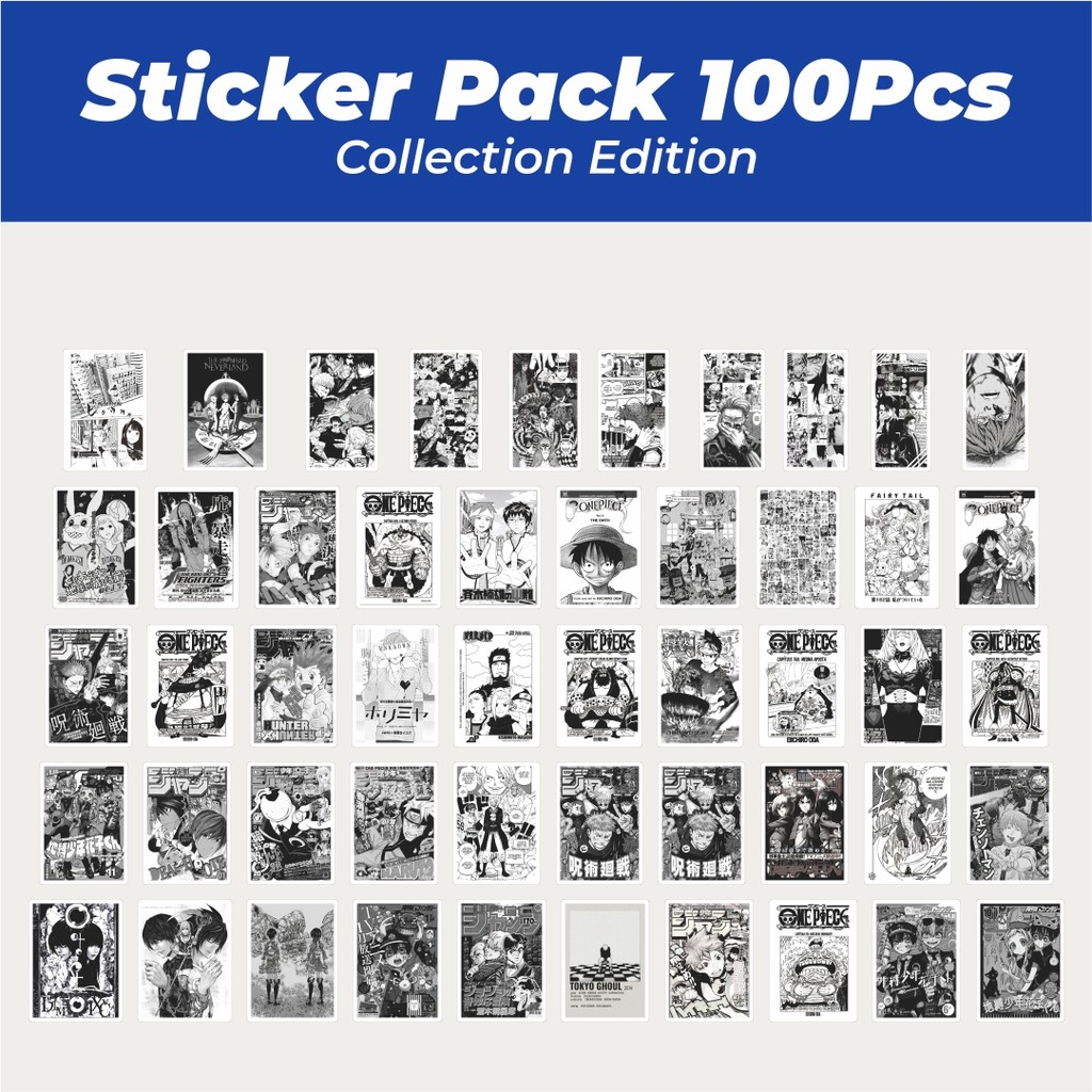 

Hot Stiker Shonen Manga Lucu Anti Air Stikers Berperekat Waterproof Sticker Decal Buat Motor Helm Buku Journal Koper Casing HP Laptop Botol Minum