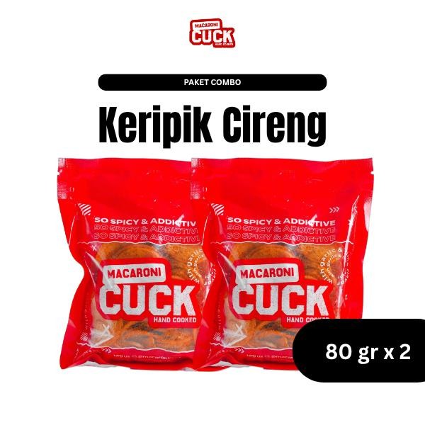 

Macaroni Cuck Keripik Cireng Keripik Moring Daun Jeruk Pedas 2 pcs x 80 gr