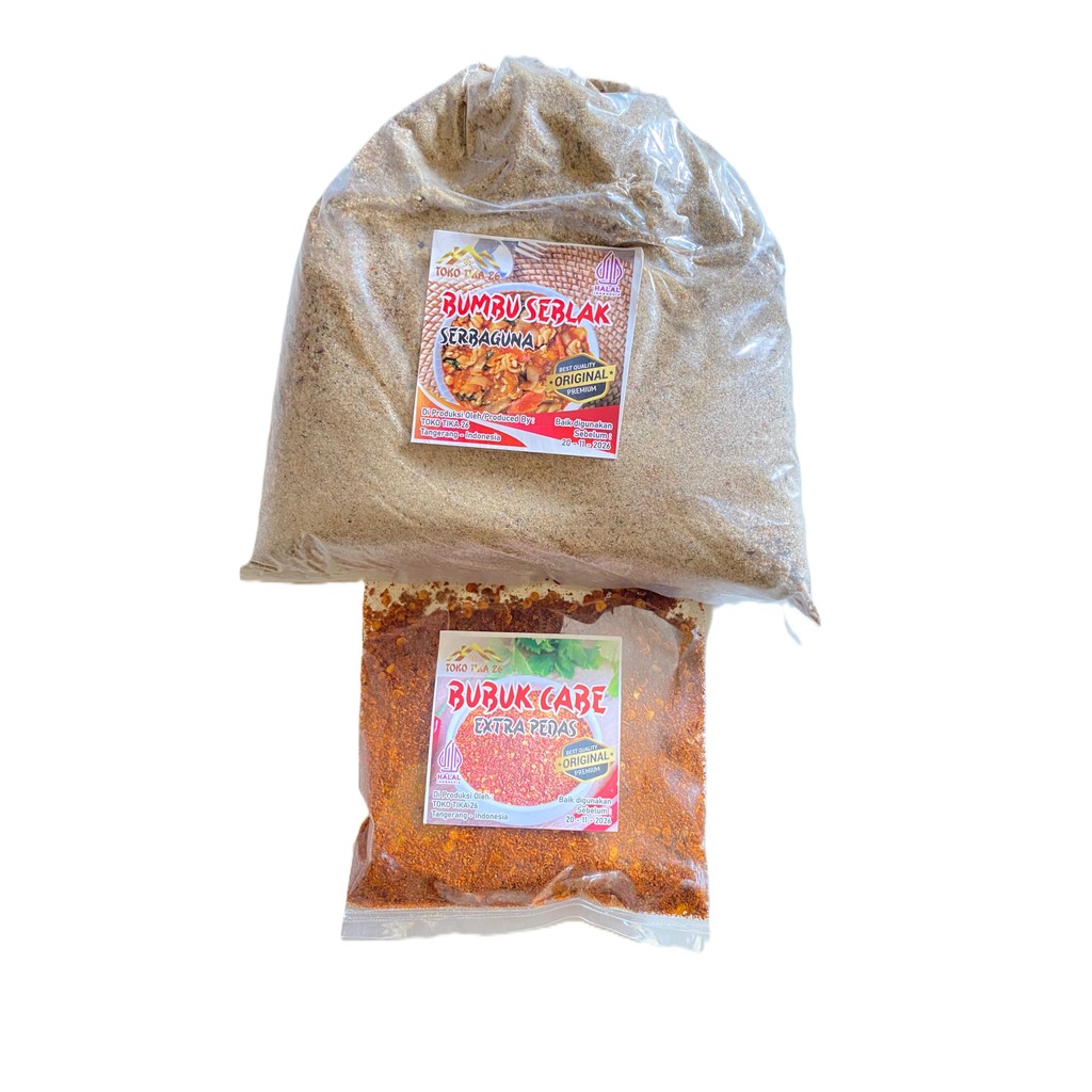 

TERLARIS - 1 KG BUMBU SEBLAK BONUS BON CABE 50G BUMBU BASO ACI SERBAGUNA 1 KG RASA AYAM BAWANG