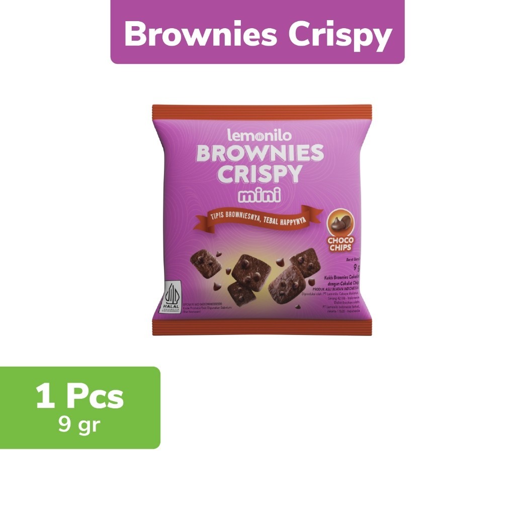 

60 pcs Lemonilo Brownies Crispy Chocochips 9g