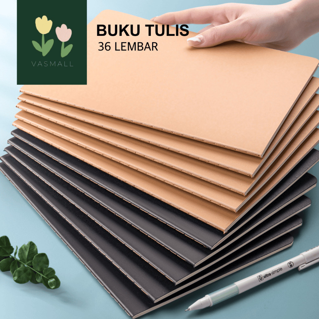 

KlikIniAja VASMALL - BUKU TULIS POLOS | BUKU CATATAN | KRAFT NOTEBOOK | BUKU DIARI | BUKU JURNAL
