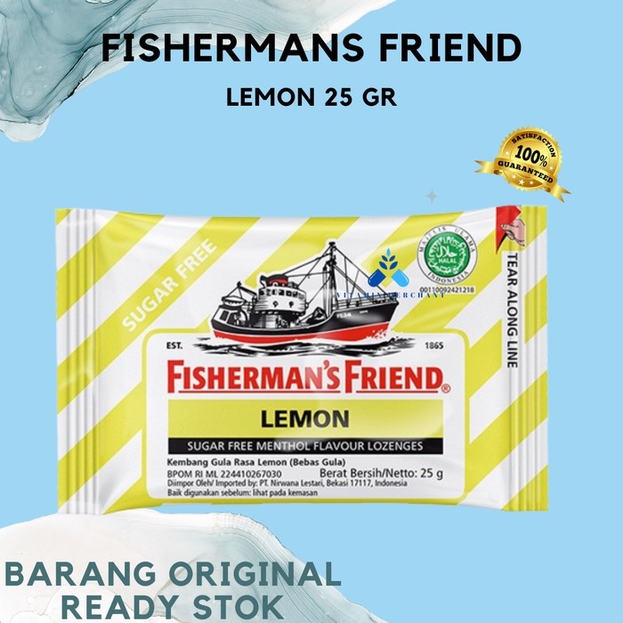 

FISHERMANS FRIEND SUGAR FREE LEMON 25 GR - PERMEN - vm2