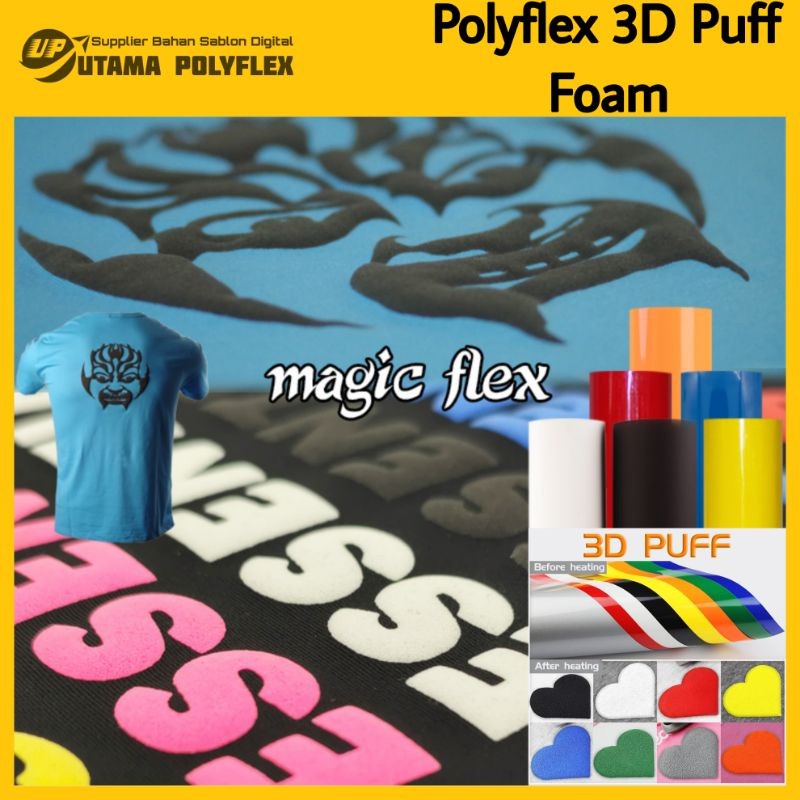 

NEW SALE Polyflex 3D Foam Puff Timbul Premium Quality / Magic Flex Best Seller