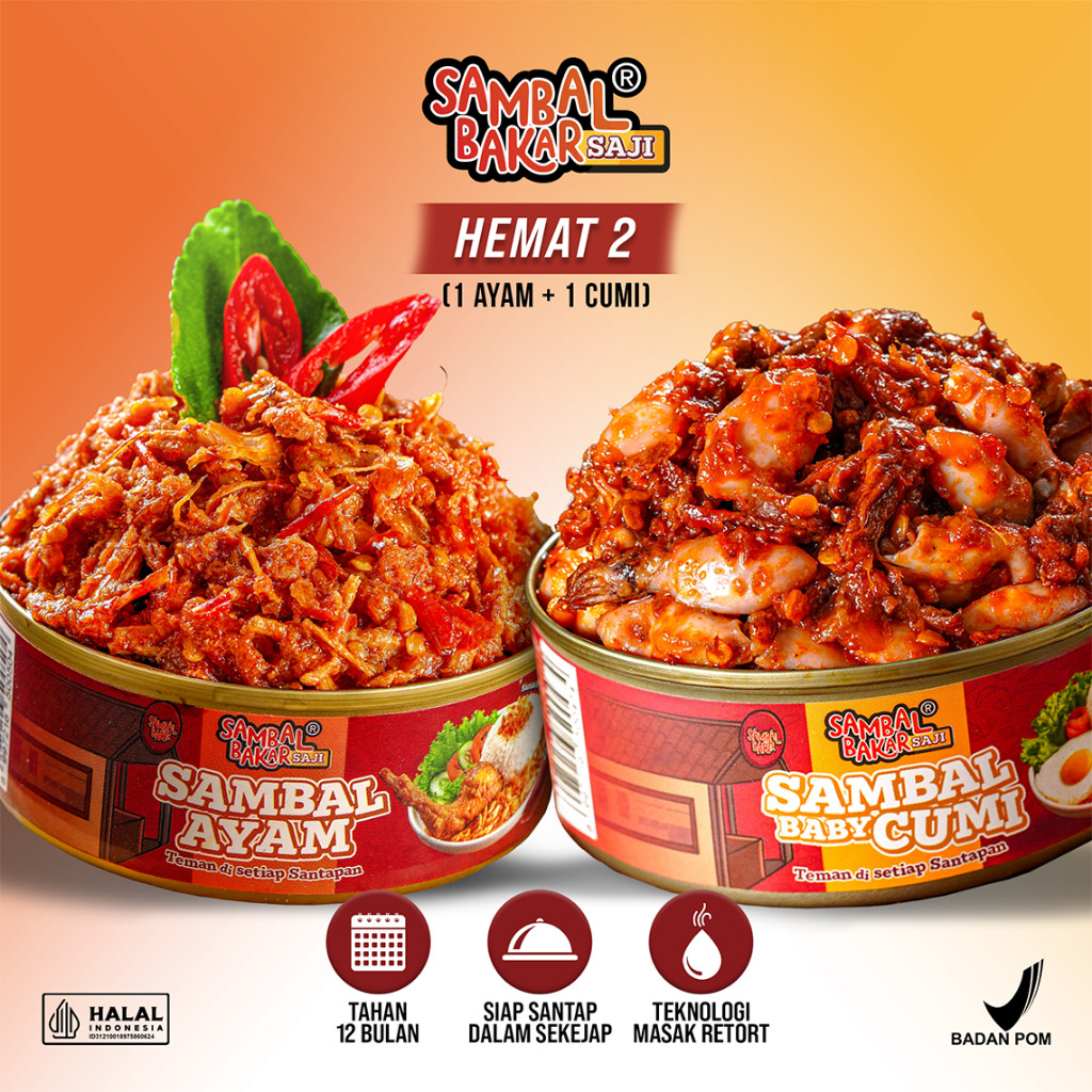 

Hemat 2 - Sambal Bakar Saji - Sambal Bakar Indonesia